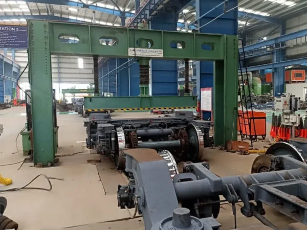 Working of Bogie Loading and Test Press